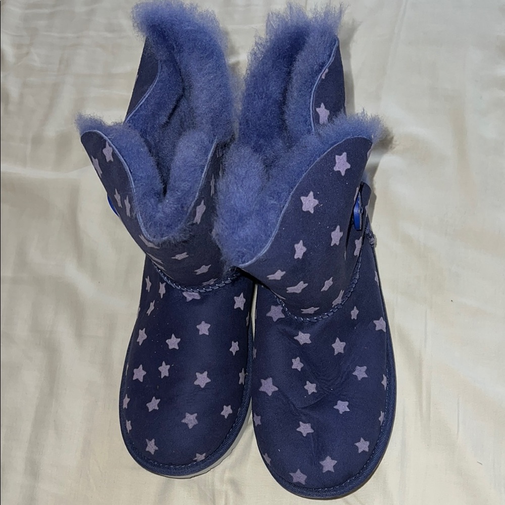 UGG Blue and Purple Cozy Star Boots